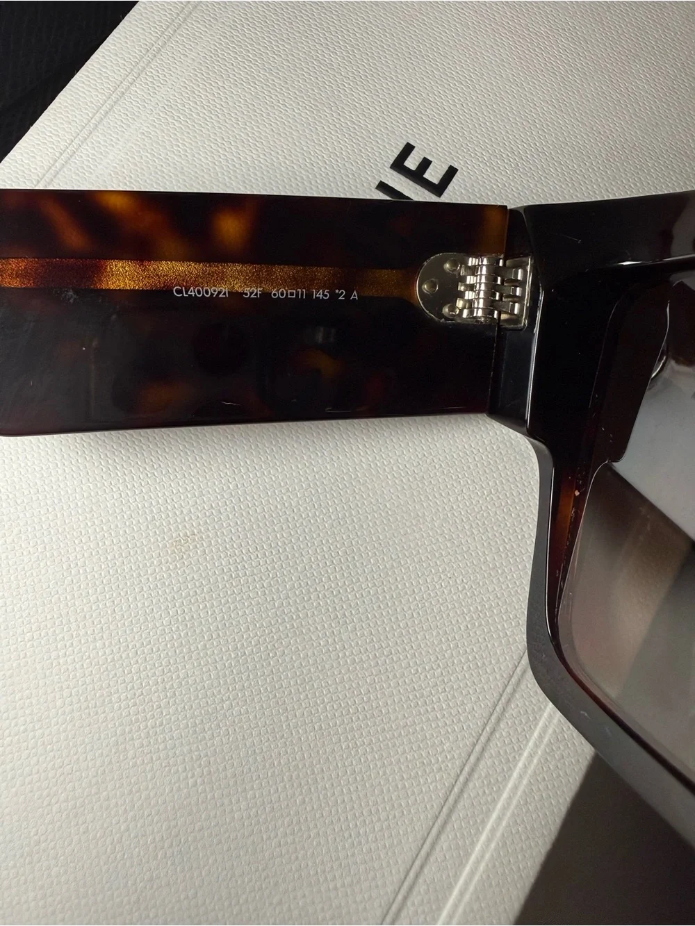Celine Tortoise Brown Gradient Shield (3 dot) Sunglasses